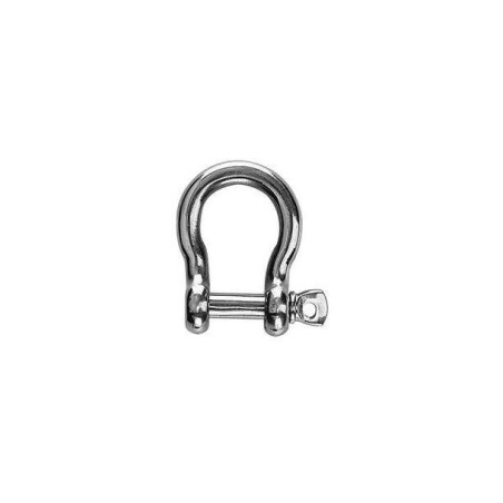 Manille  LYRE FORGEE (les2)  diam 4 mm  L9/H20 mm